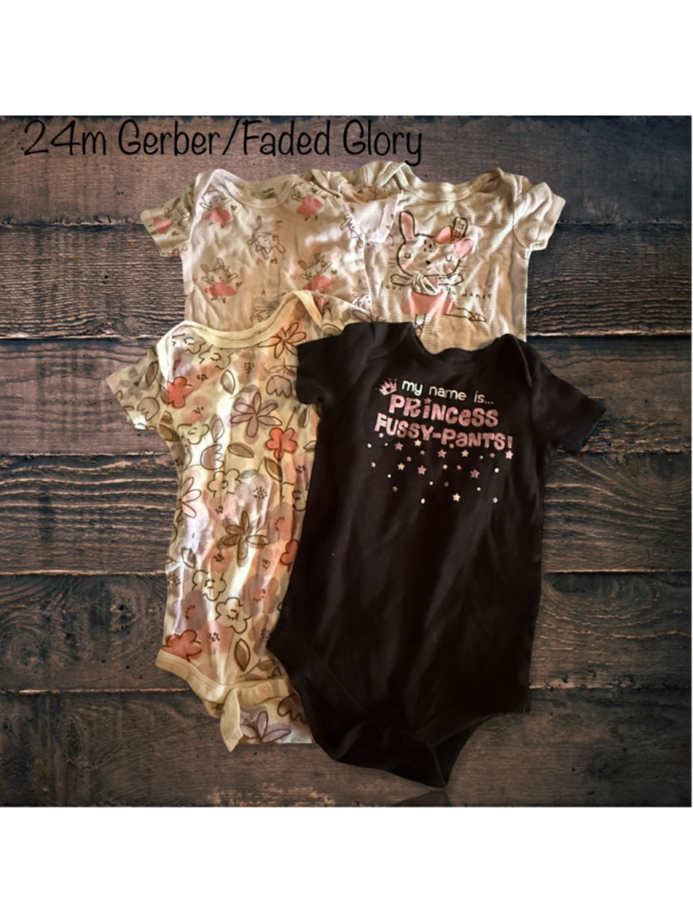 24m Gerber/Faded Glory One Piece Bundle